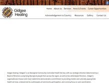 Tablet Screenshot of gidgeehealing.com